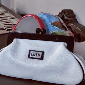 LuLu's Guiness LuLu White Clutch Handbag